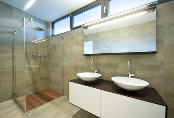 Tan Tile Bathroom Aplosgroup Architecture